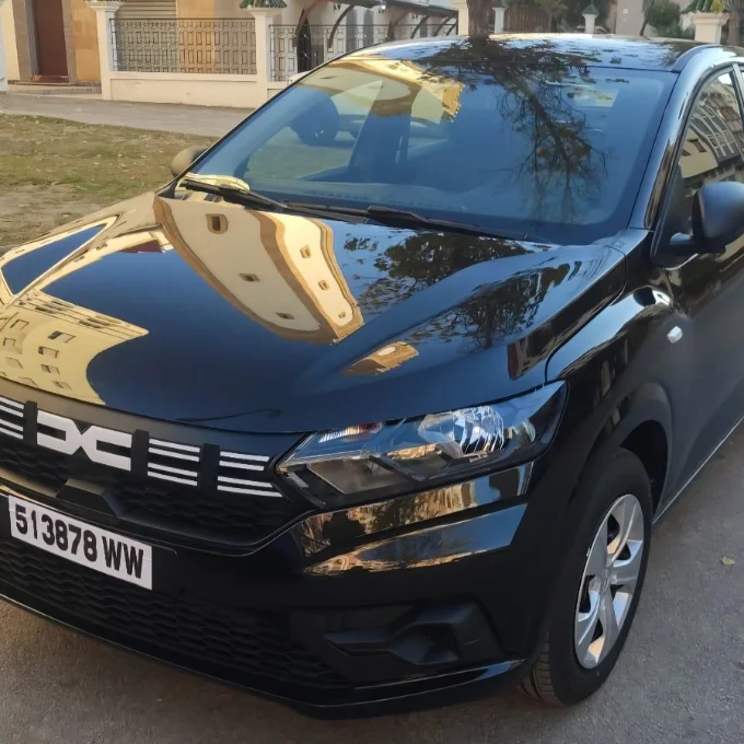 Dacia Logan Black 2025 — Car rental Tangier
