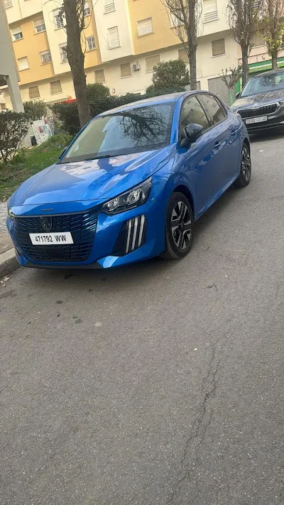 Peugeot 208 Blue 2025 — Car rental Tangier